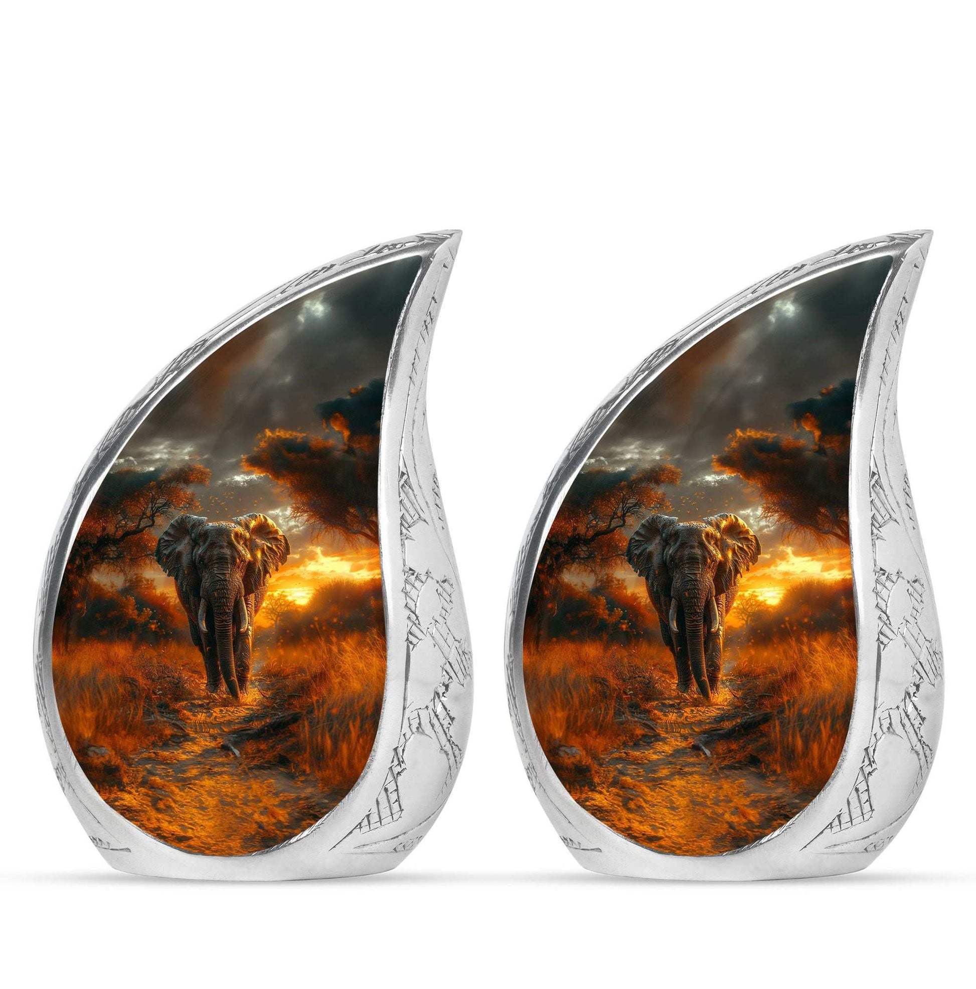 Elephant Theme 3 Inch Keepsake Pack of 2