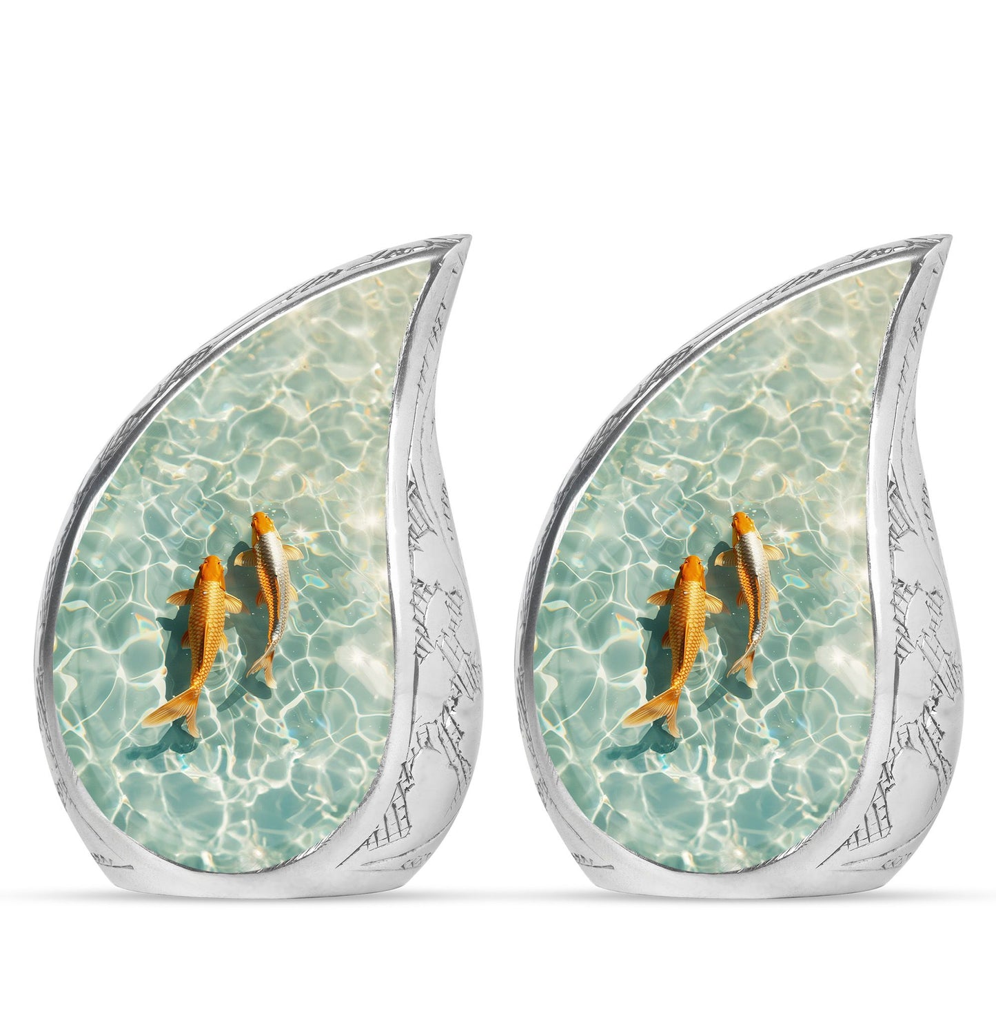 Gold Fish Theme 3 Inch Keepsake Pack of 2