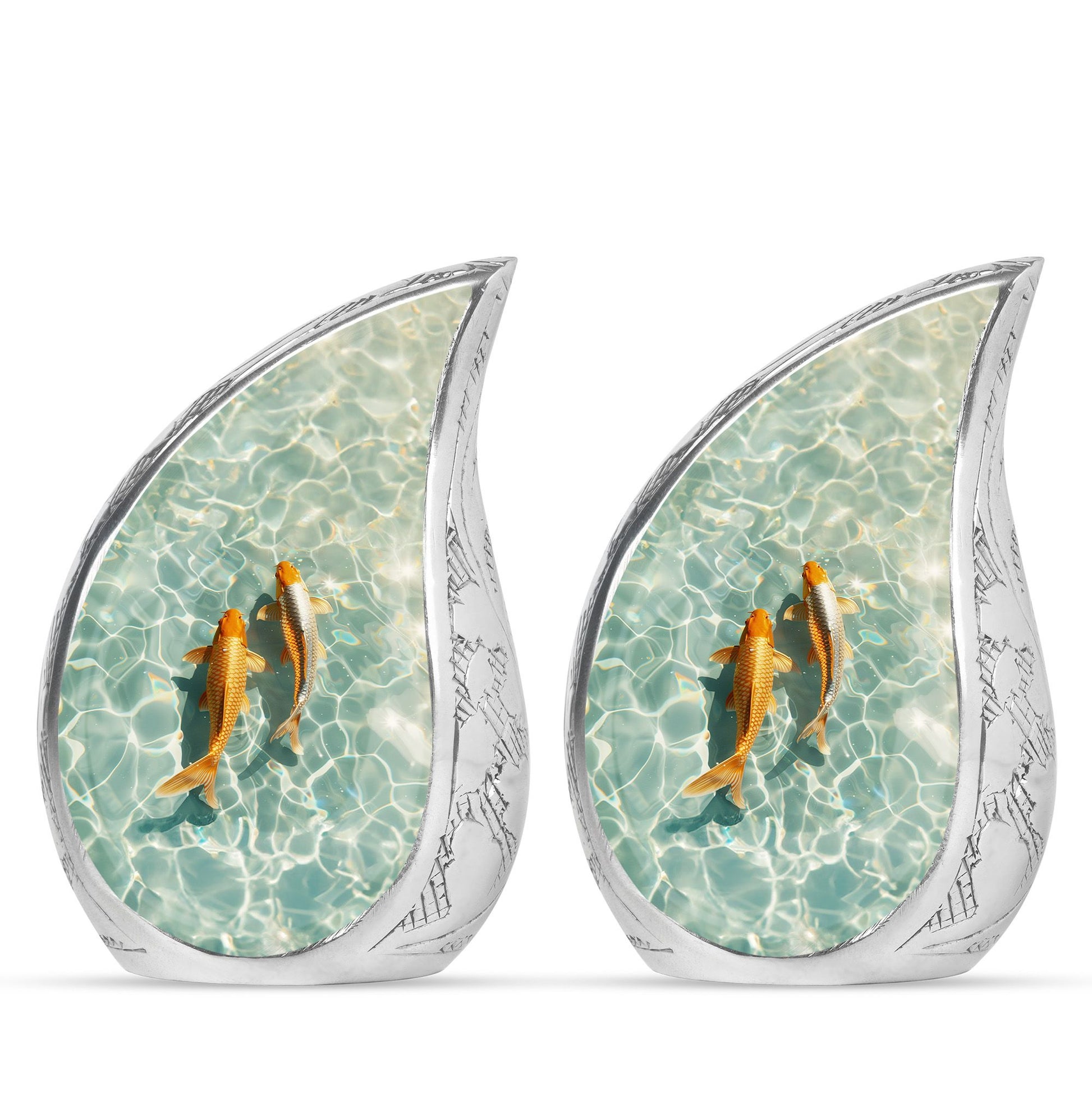 Gold Fish Theme 3 Inch Keepsake Pack of 2