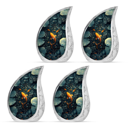 Gold Fish Theme 3 Inch Keepsake Pack of 4
