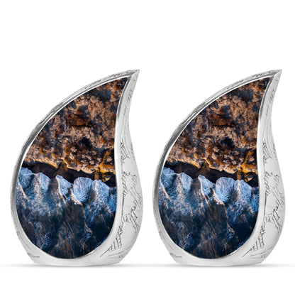 Ocean Waves Theme 3 Inch Keepsake Pack of 2