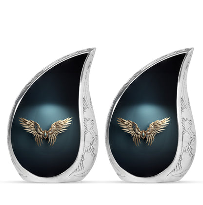 Wings Blue Theme 3 Inch Keepsake Pack of 2