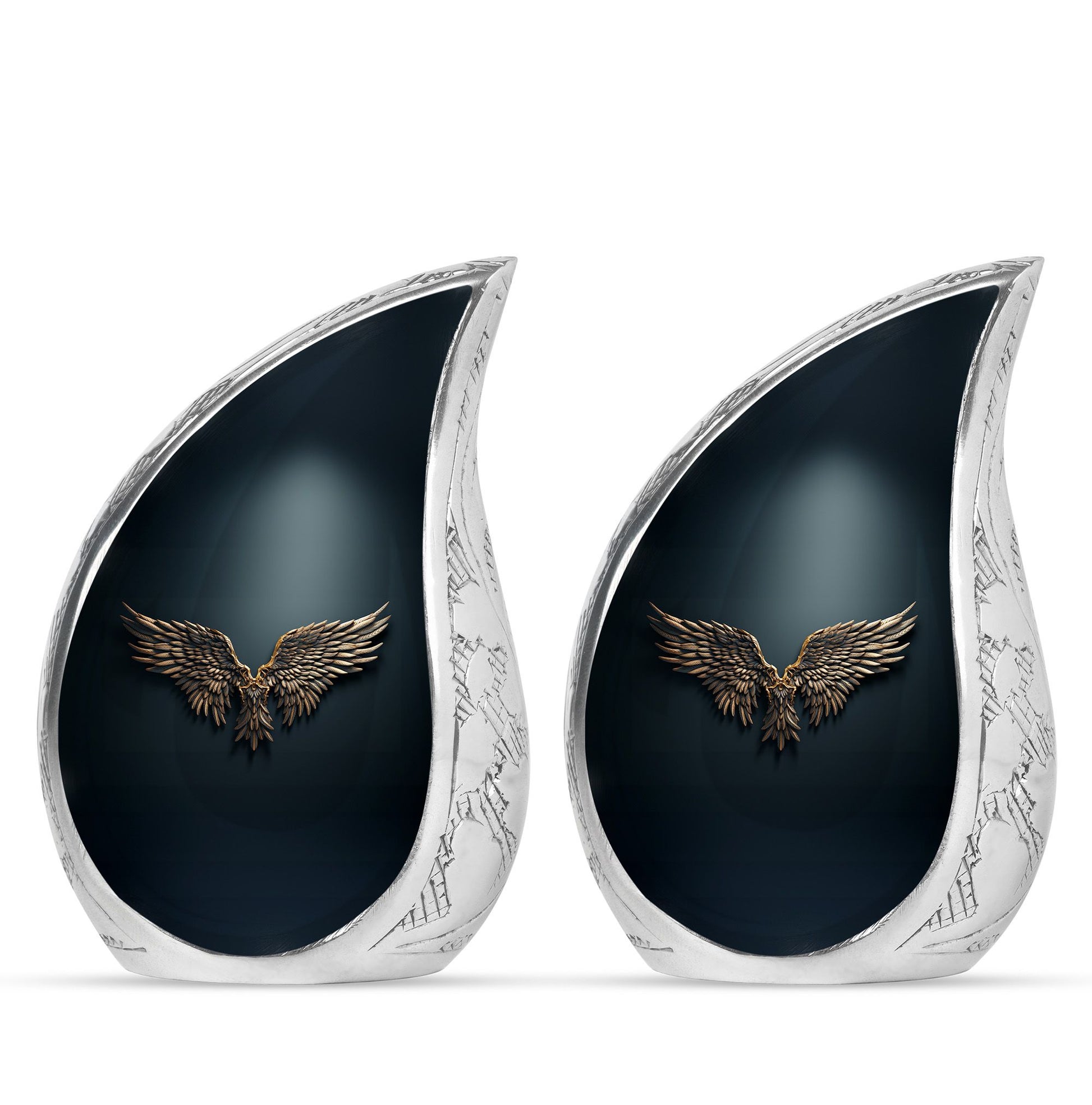 Wings Blue Theme 3 Inch Keepsake Pack of 2