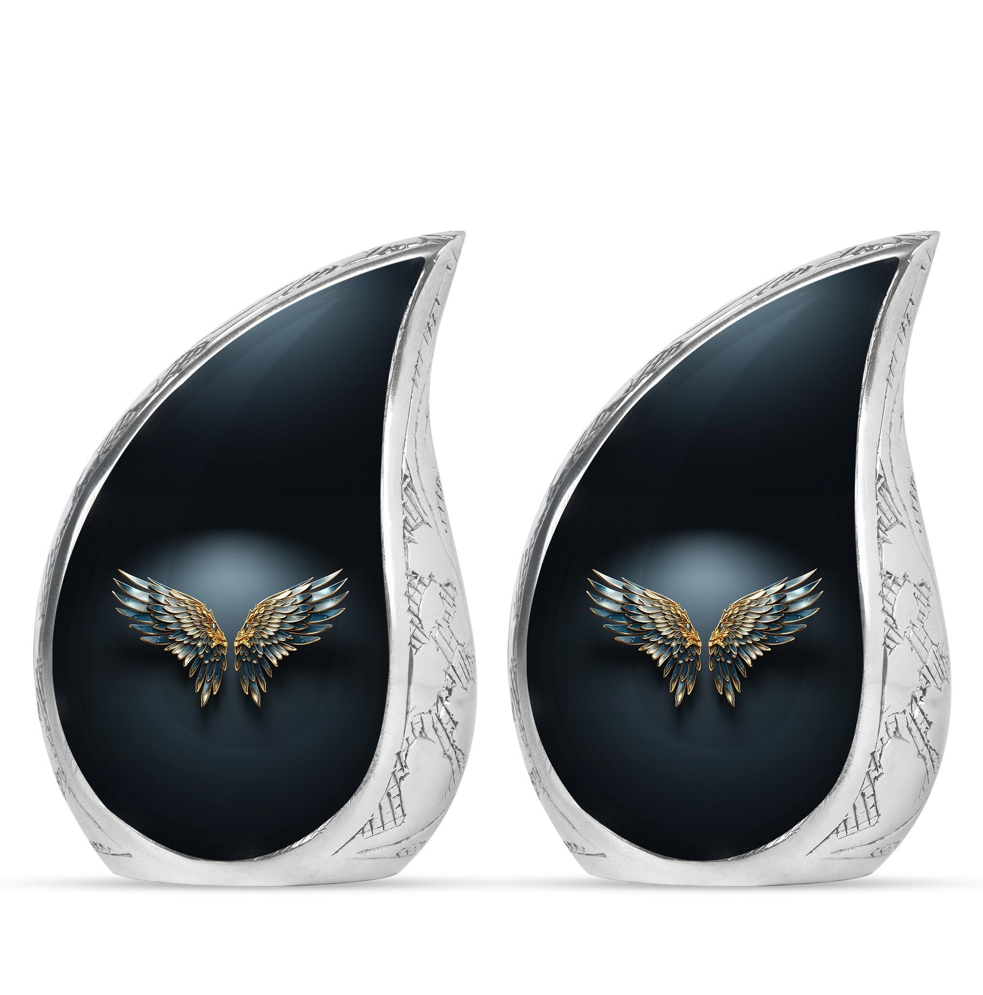 Wings Blue Theme 3 Inch Keepsake Pack of 2