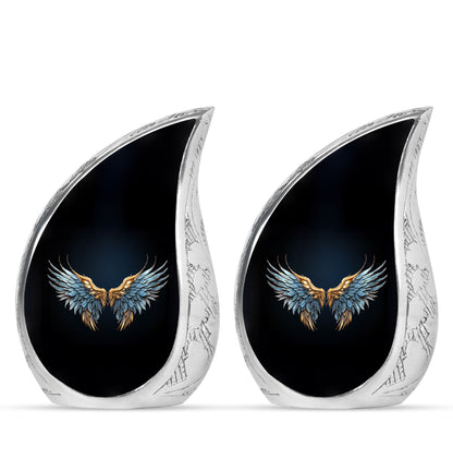 Wings Blue Theme 3 Inch Keepsake Pack of 2