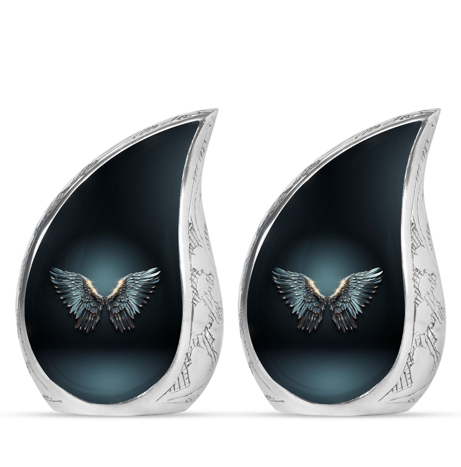 Wings Blue Theme 3 Inch Keepsake Pack of 2