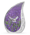 White Dove On Purple Theme 3 Inch Keepsake