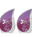 White Dove On Purple Theme 3 Inch Keepsake Pack of 2
