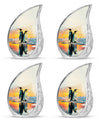 Penguin Theme 3 Inch Keepsake Pack of 4