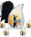 Penguin Theme Large Urn With 4 Keepsake Urn