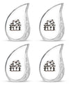 Penguin Theme 3 Inch Keepsake Pack of 4