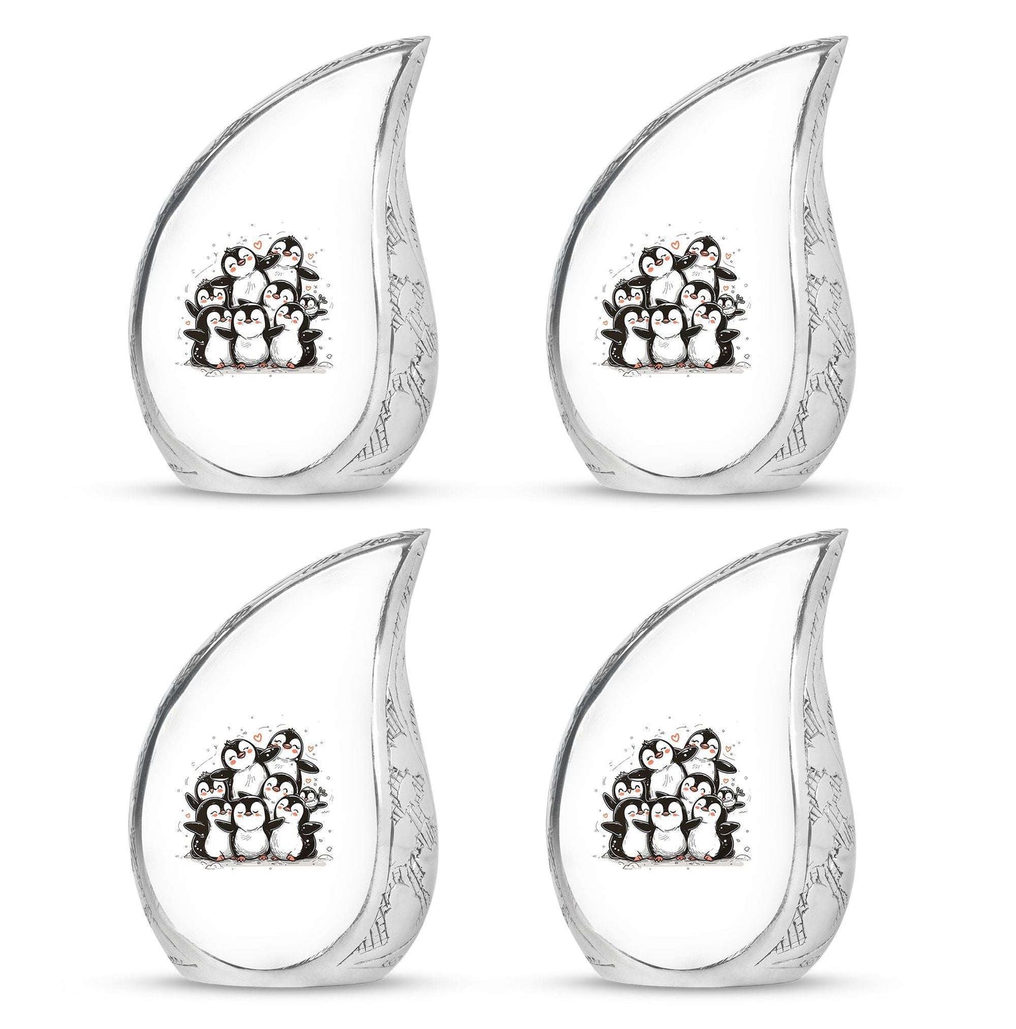 Penguin Theme 3 Inch Keepsake Pack of 4