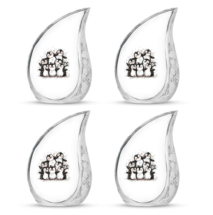 Penguin Theme 3 Inch Keepsake Pack of 4