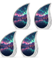 Aurora Borealis Theme 3 Inch Keepsake Pack of 4