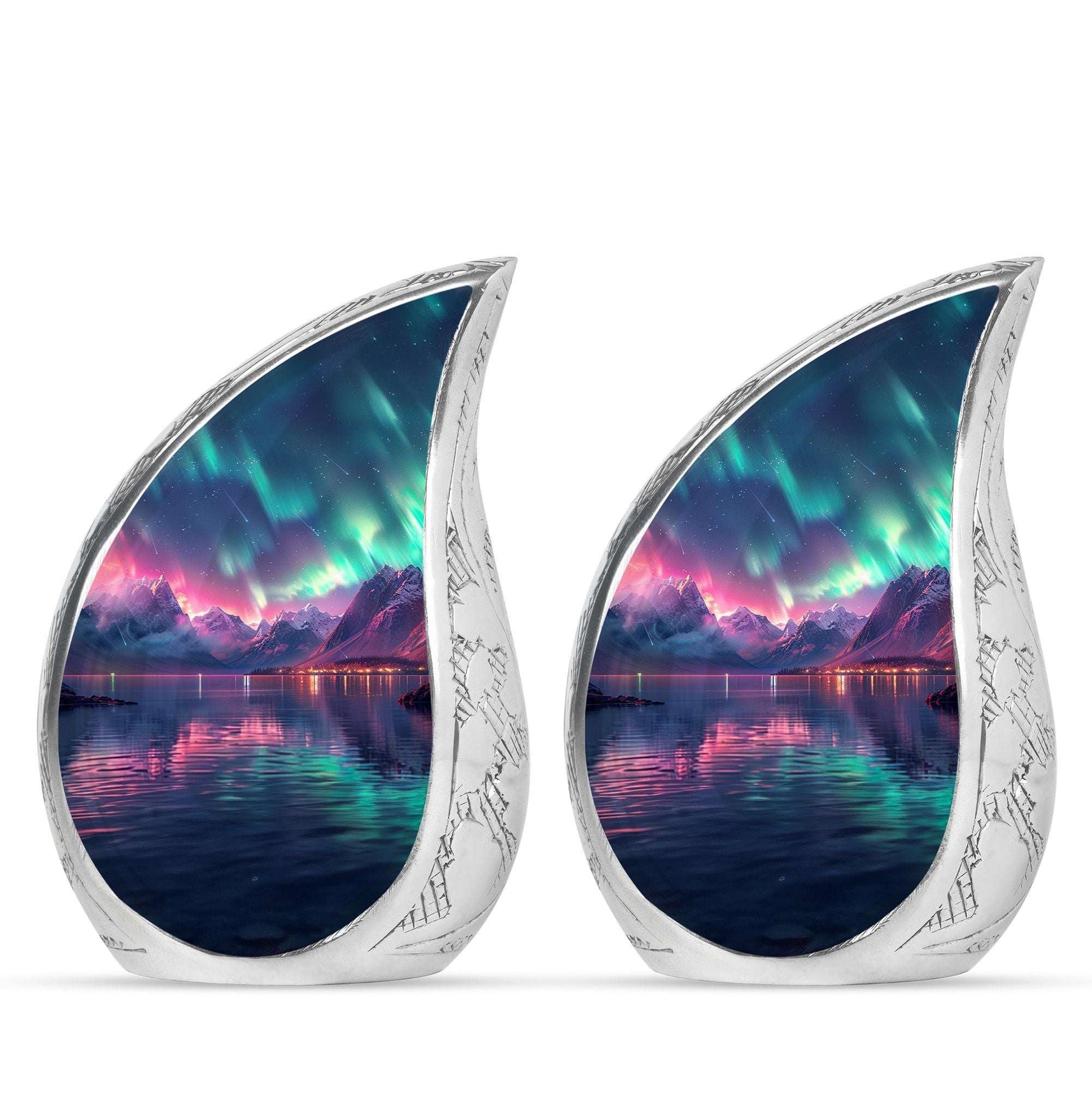 Aurora Borealis Theme 3 Inch Keepsake Pack of 2