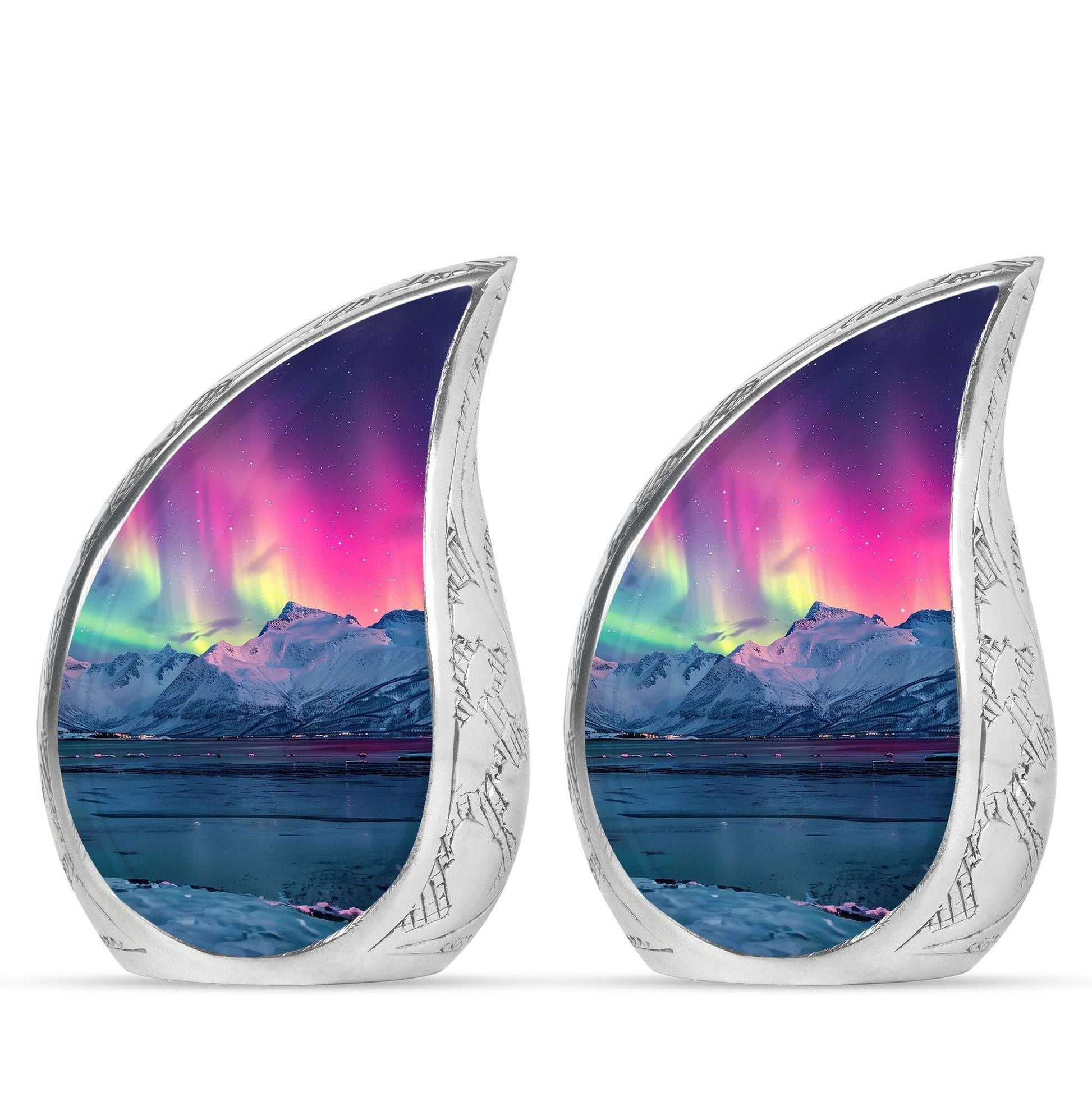 Aurora Borealis Theme 3 Inch Keepsake Pack of 2