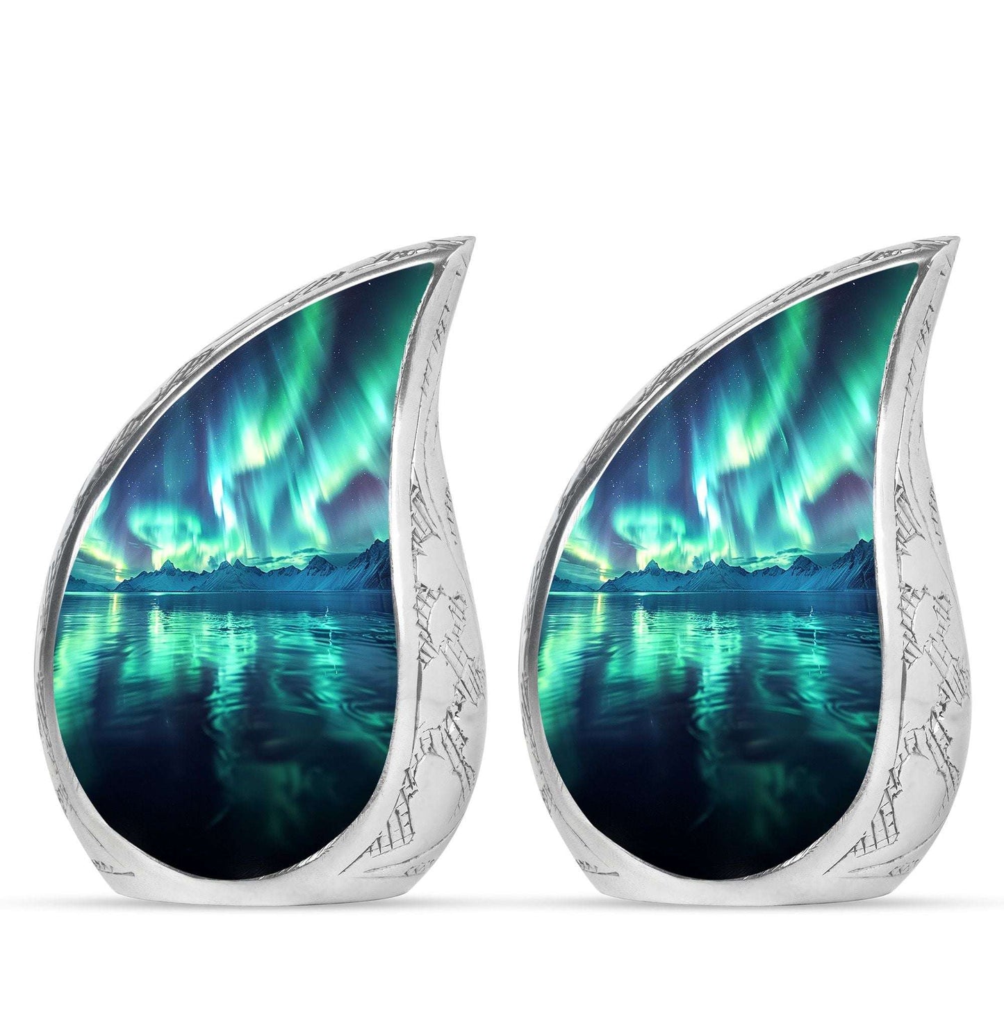 Aurora Borealis Borealis Theme 3 Inch Keepsake Pack of 2