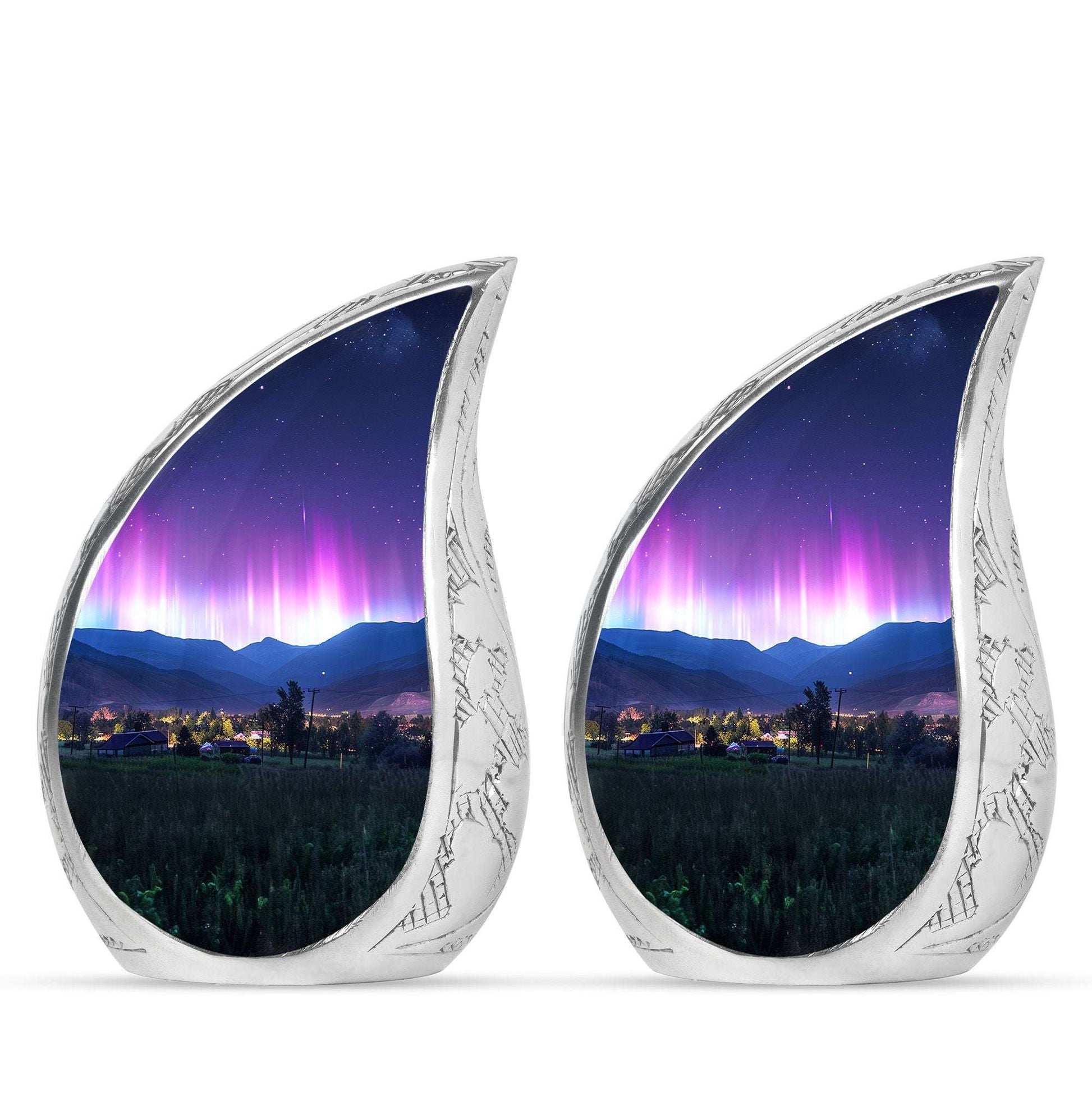 Aurora Borealis Theme 3 Inch Keepsake Pack of 2