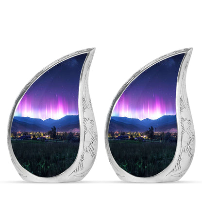 Aurora Borealis Theme 3 Inch Keepsake Pack of 2