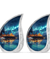 Aurora Borealis Borealis Theme 3 Inch Keepsake Pack of 2