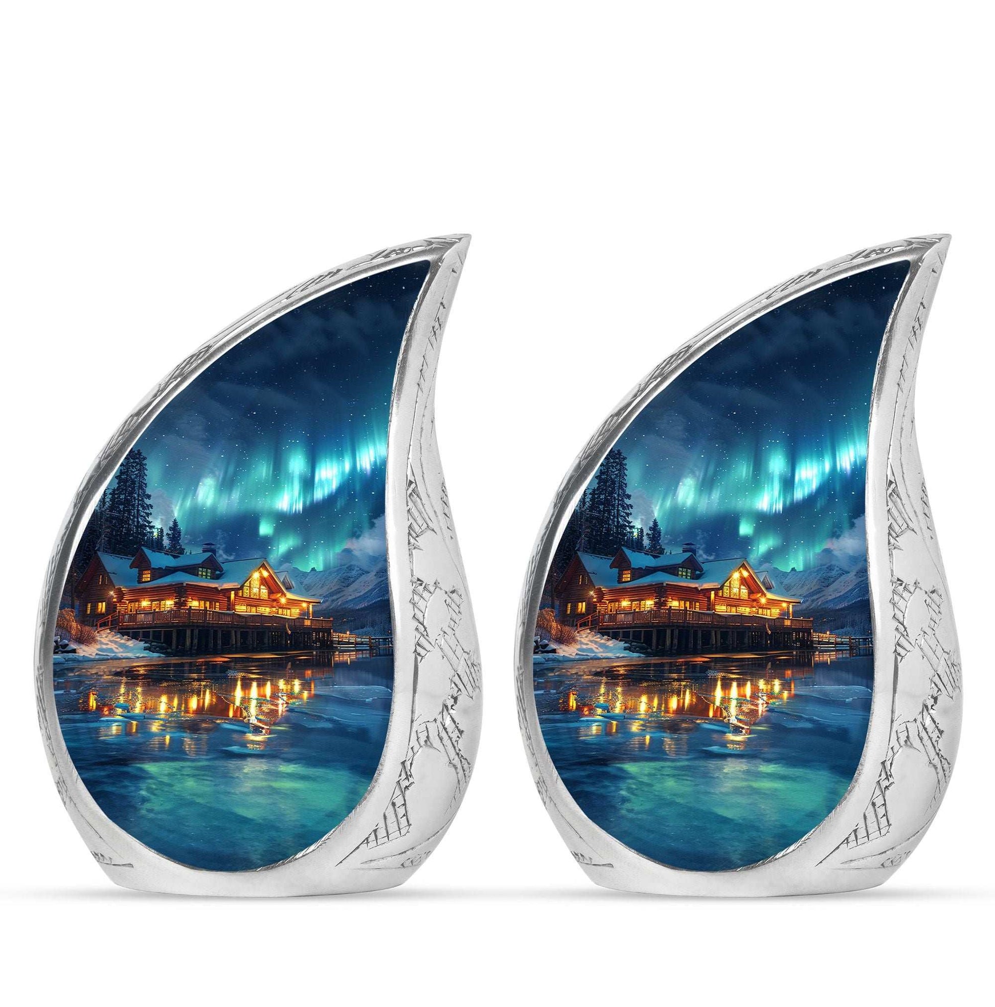 Aurora Borealis Borealis Theme 3 Inch Keepsake Pack of 2