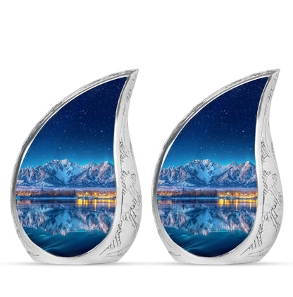 Aurora Borealis Theme 3 Inch Keepsake Pack of 2