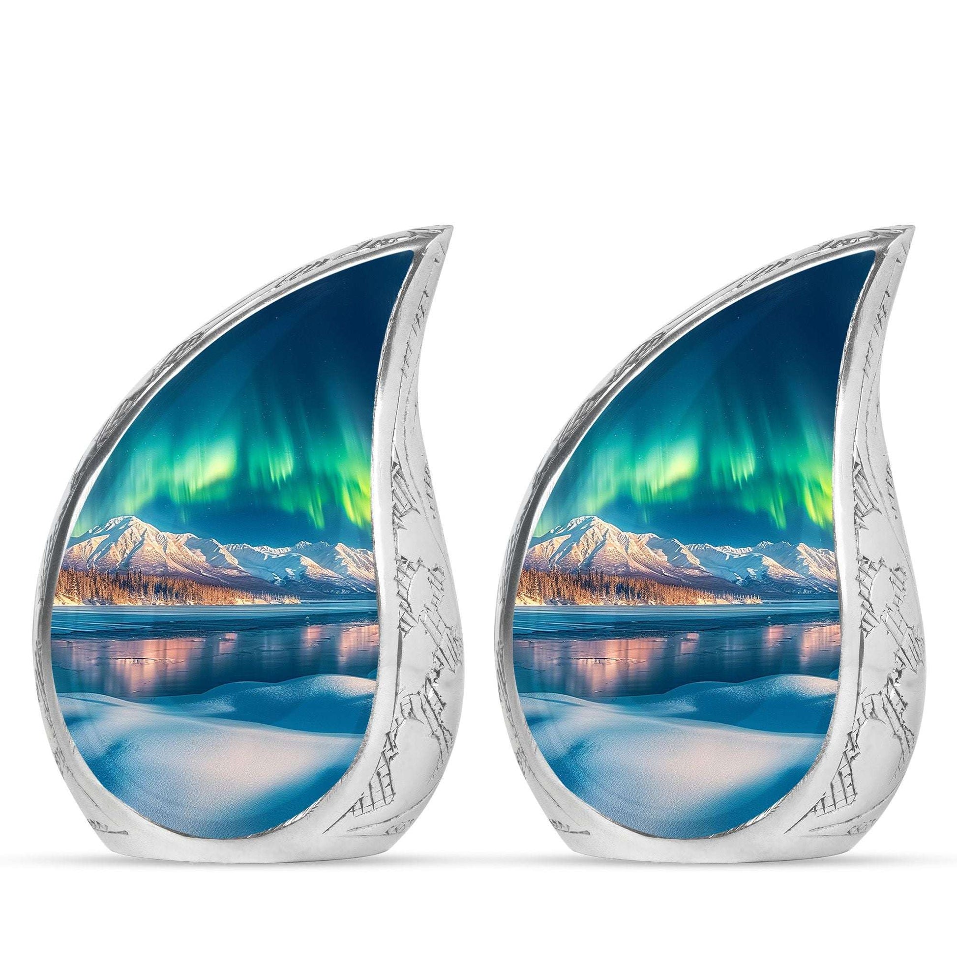 Aurora Borealis Theme 3 Inch Keepsake Pack of 2