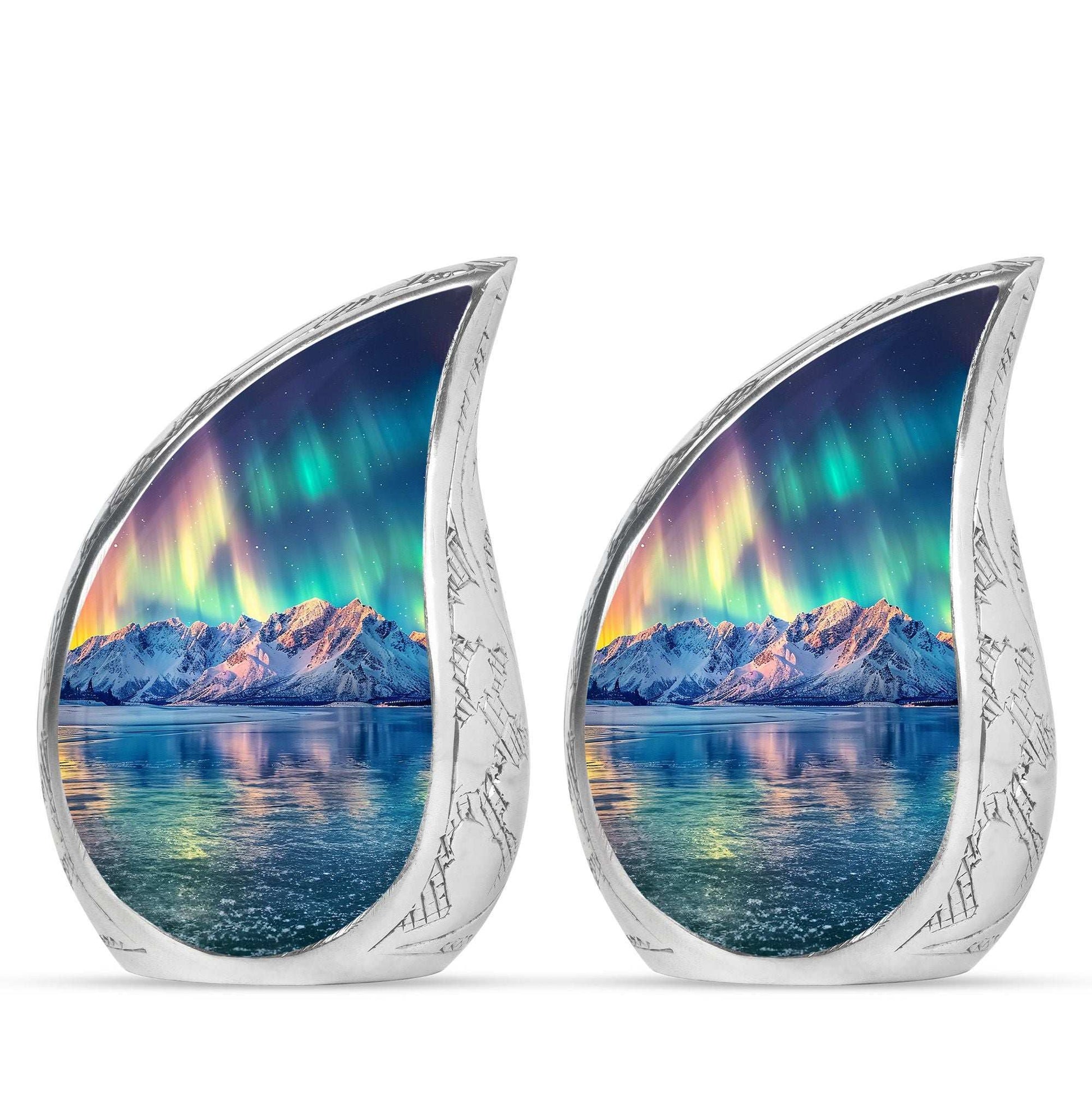 Aurora Borealis Theme 3 Inch Keepsake Pack of 2