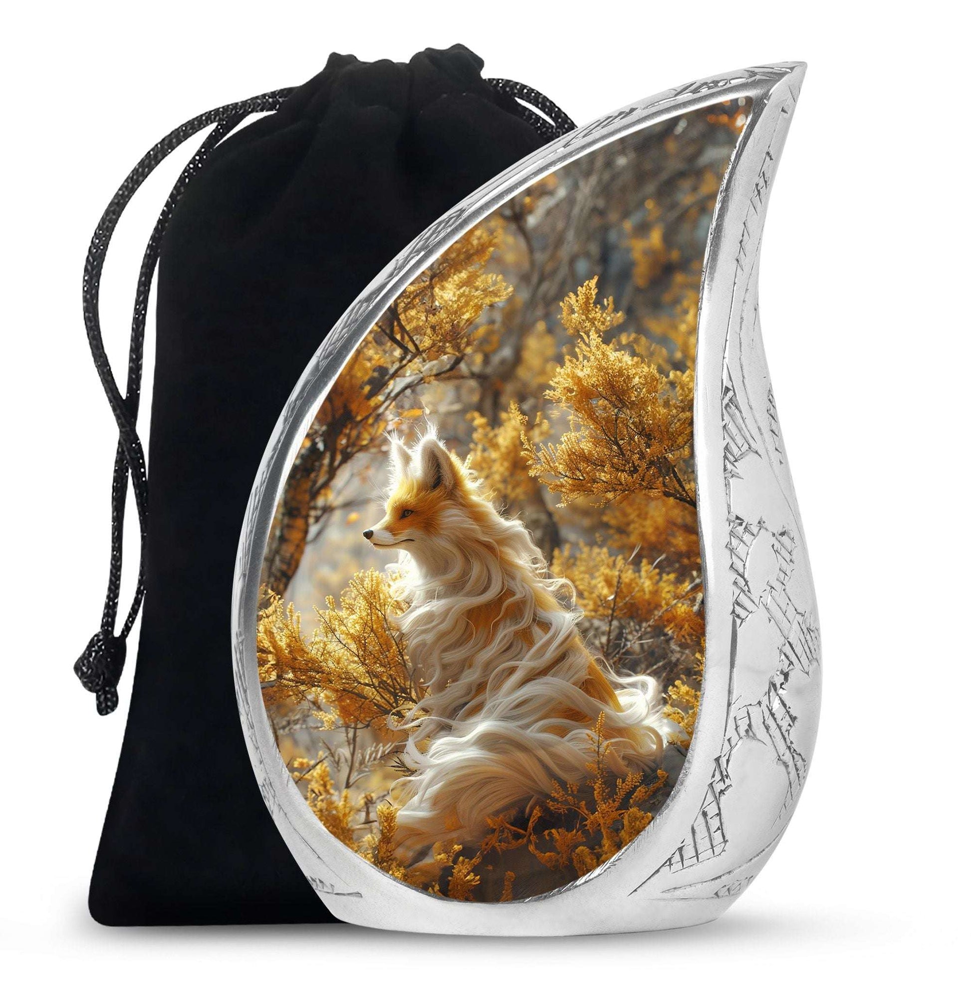 Fox Theme Large Urn 10 Inch