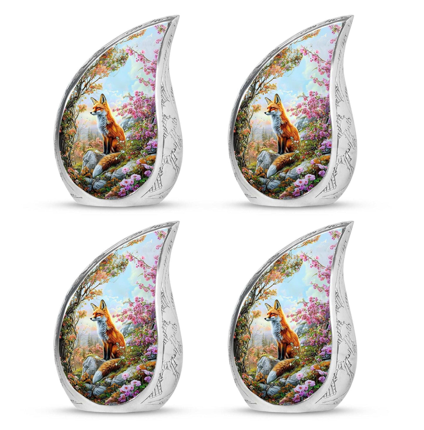Fox Theme 3 Inch Keepsake Pack of 4