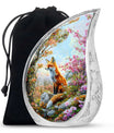 Fox Theme Large Urn 10 Inch
