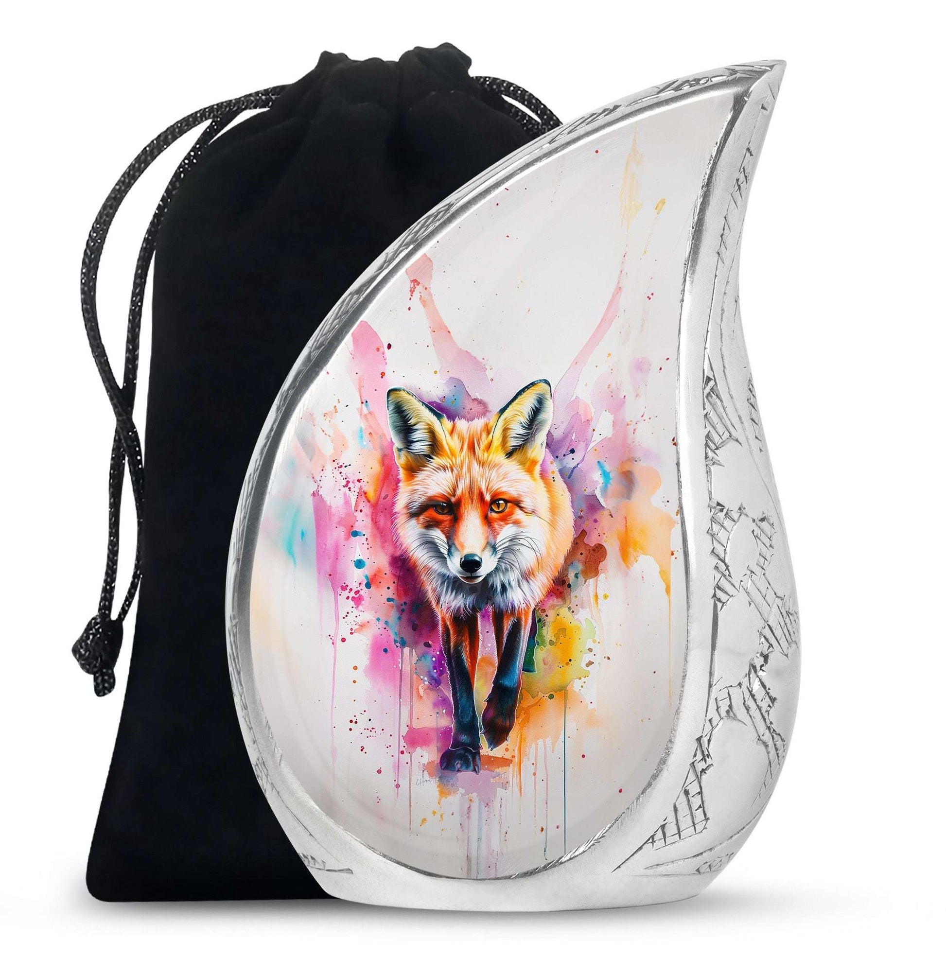 Fox Theme Large Urn 10 Inch