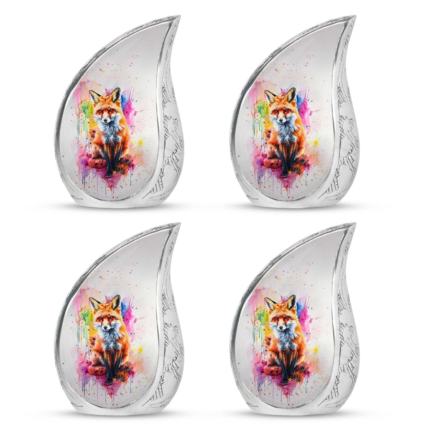 Fox Theme 3 Inch Keepsake Pack of 4