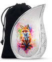Fox Theme Large Urn 10 Inch