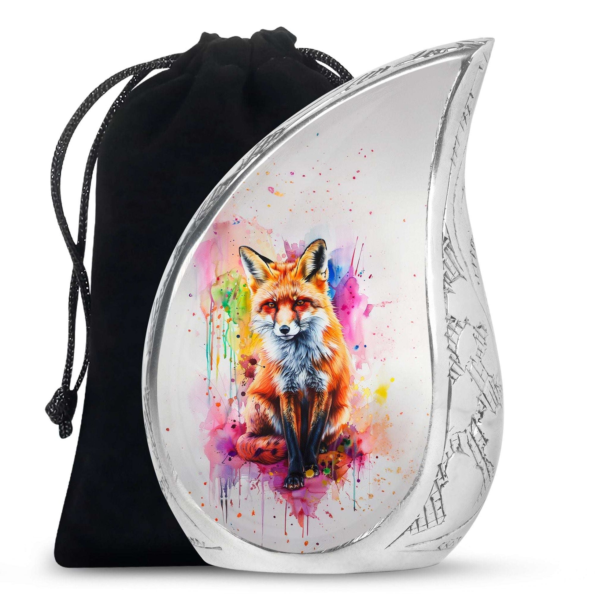 Fox Theme Large Urn 10 Inch