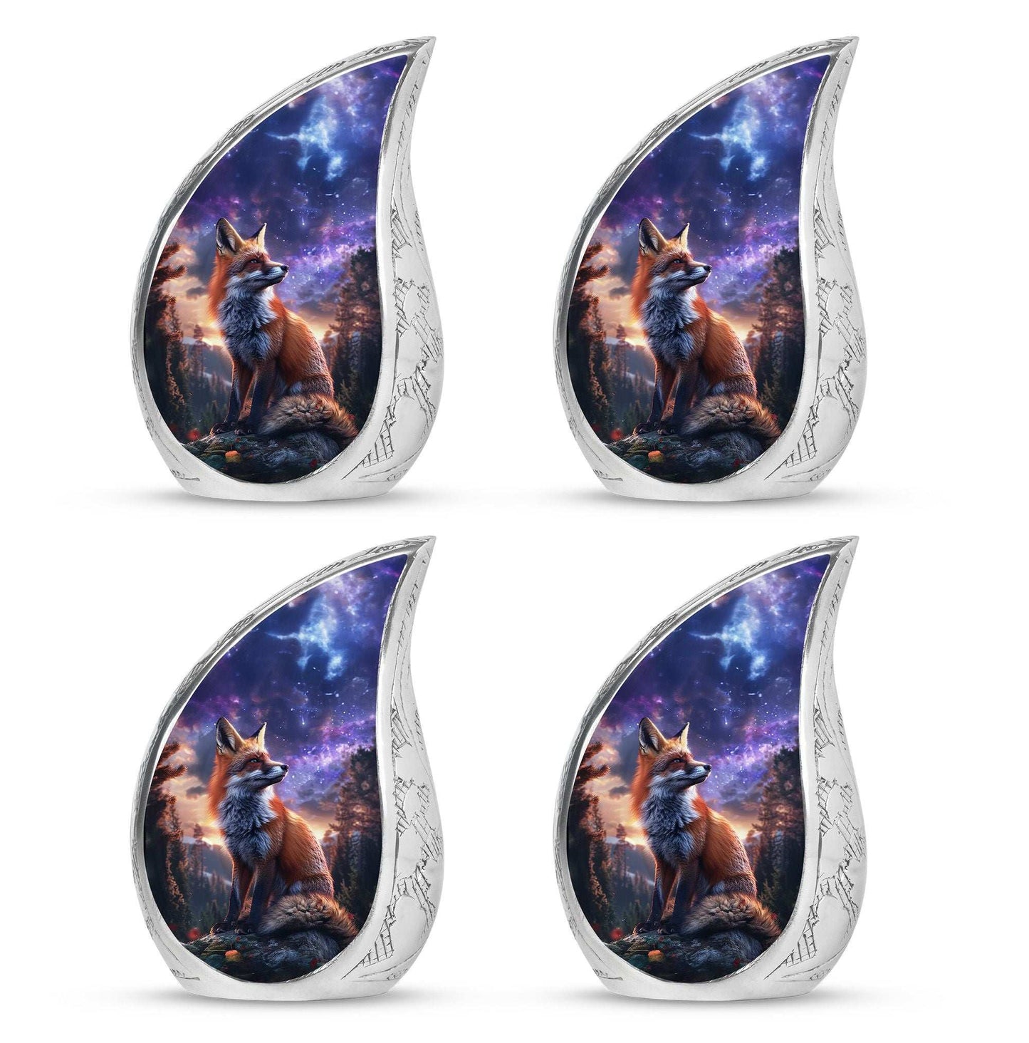 Fox Theme 3 Inch Keepsake Pack of 4