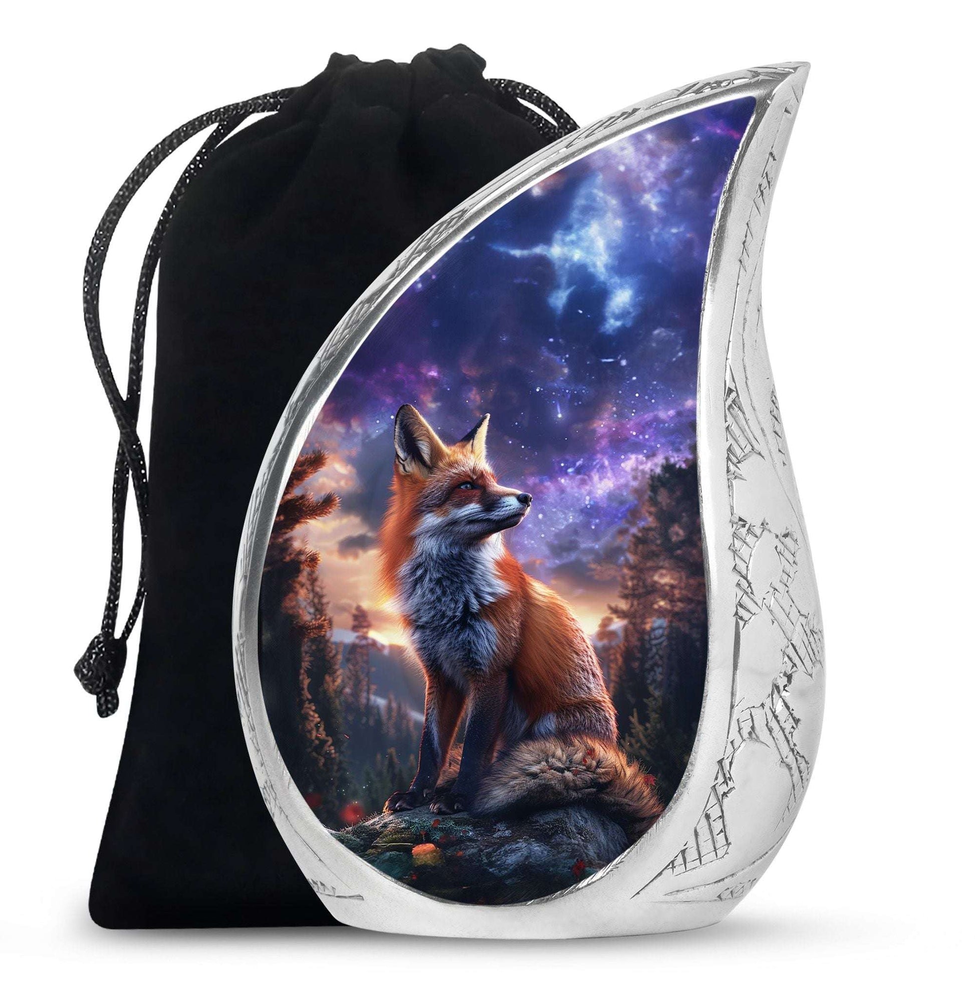 Fox Theme Large Urn 10 Inch