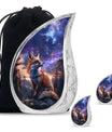 Fox Theme Large Urn With 2 Keepsake Urn