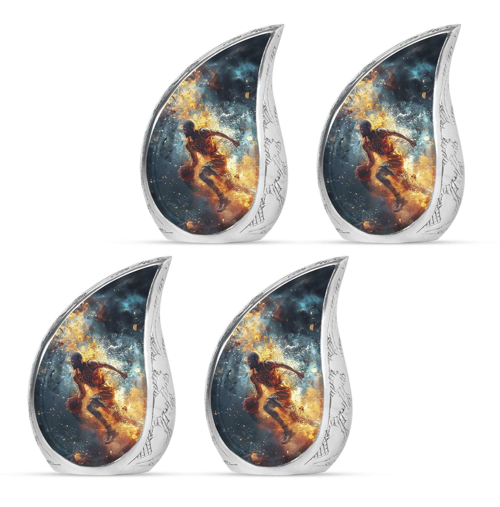 Basketball Theme 3 Inch Keepsake Pack of 4