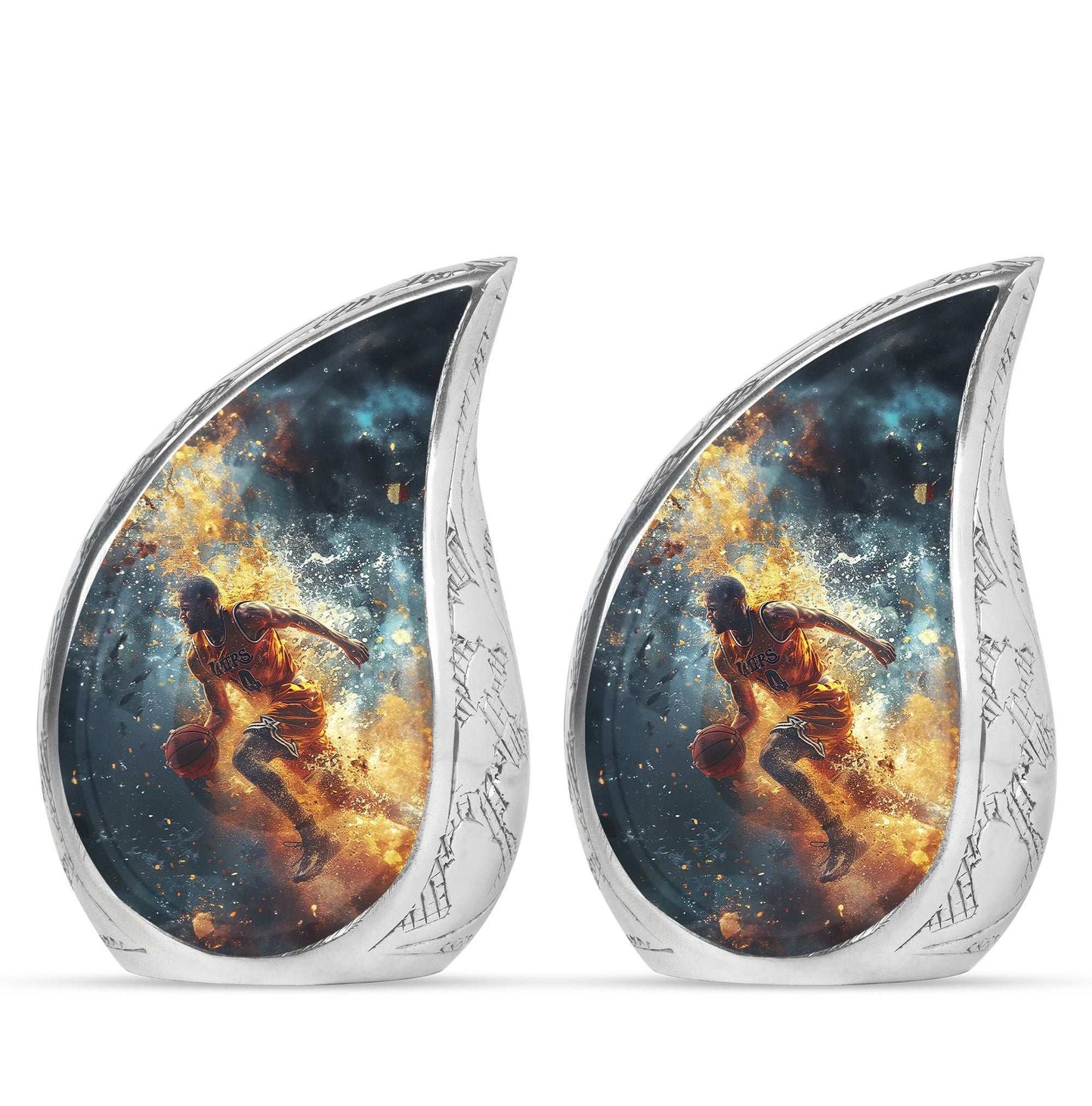 Basketball Theme 3 Inch Keepsake Pack of 2
