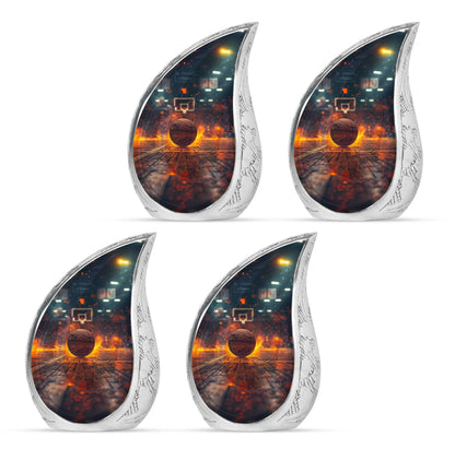 Basketball Theme 3 Inch Keepsake Pack of 4