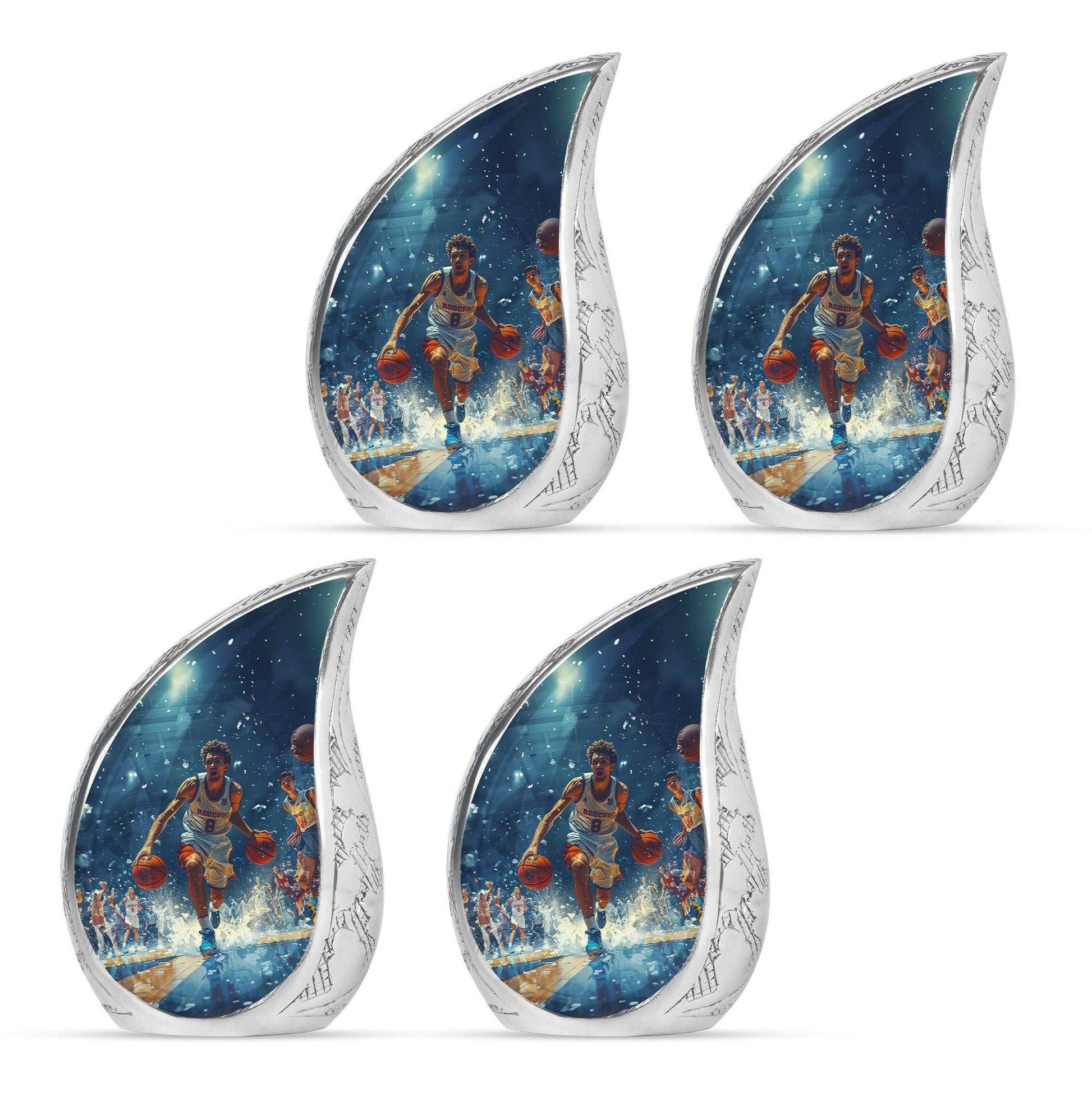 Basketball Theme 3 Inch Keepsake Pack of 4