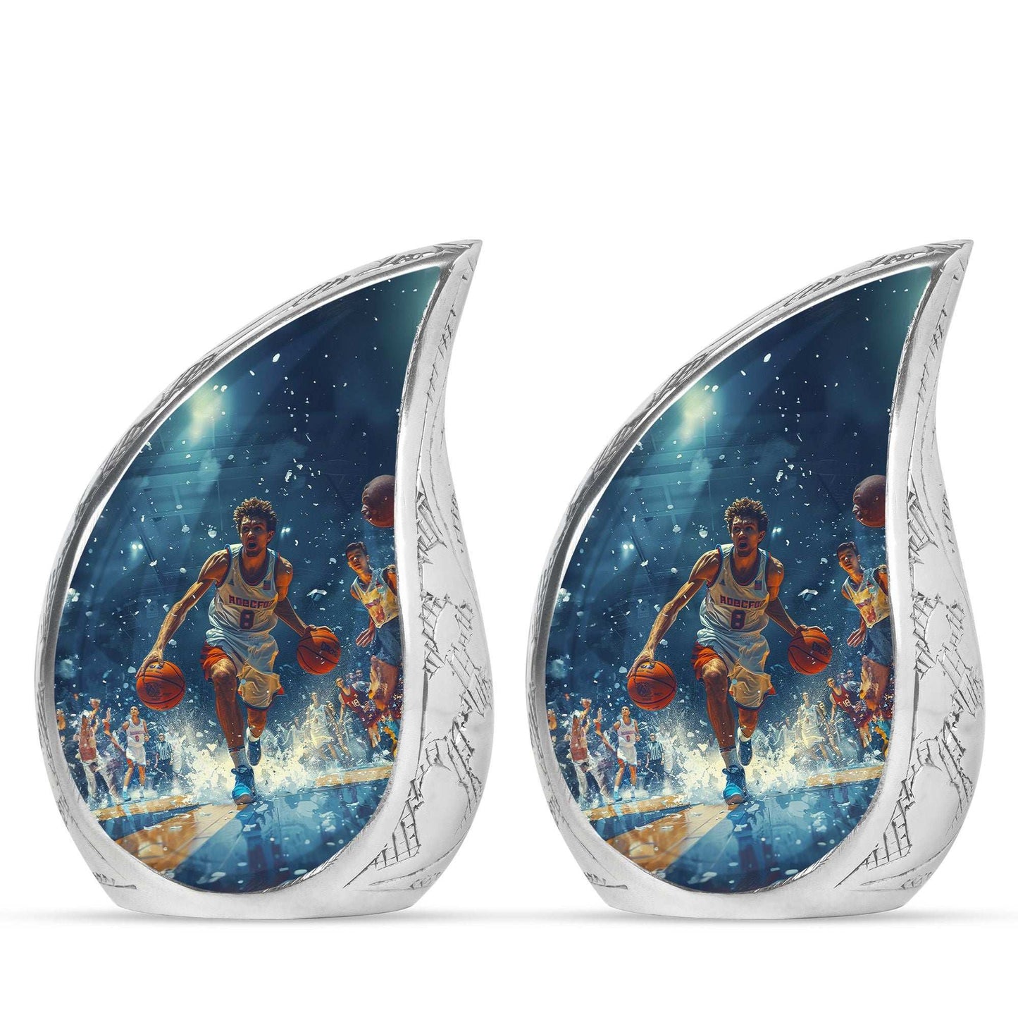 Basketball Theme 3 Inch Keepsake Pack of 2