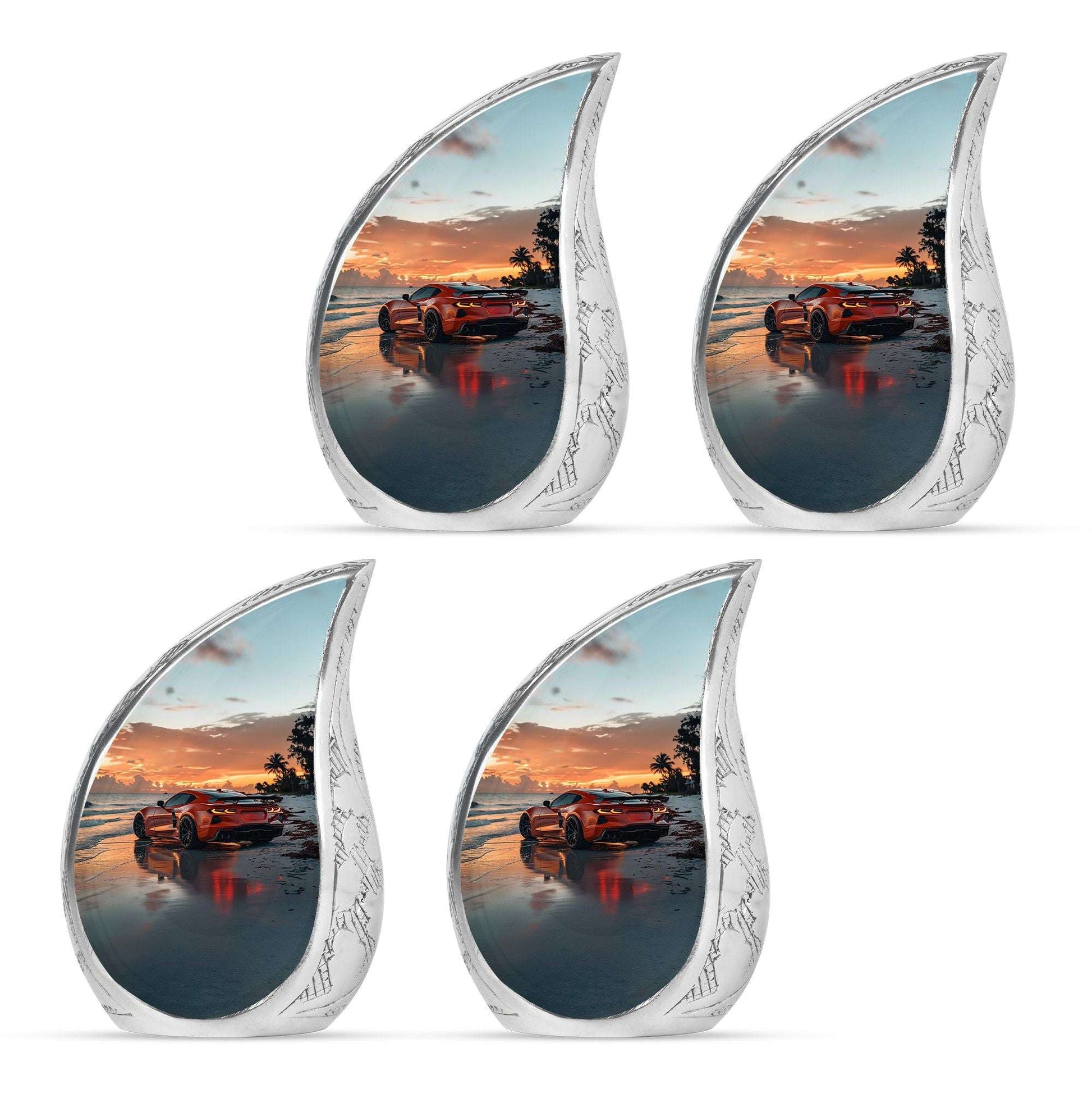 Car Theme 3 Inch Keepsake Pack of 4