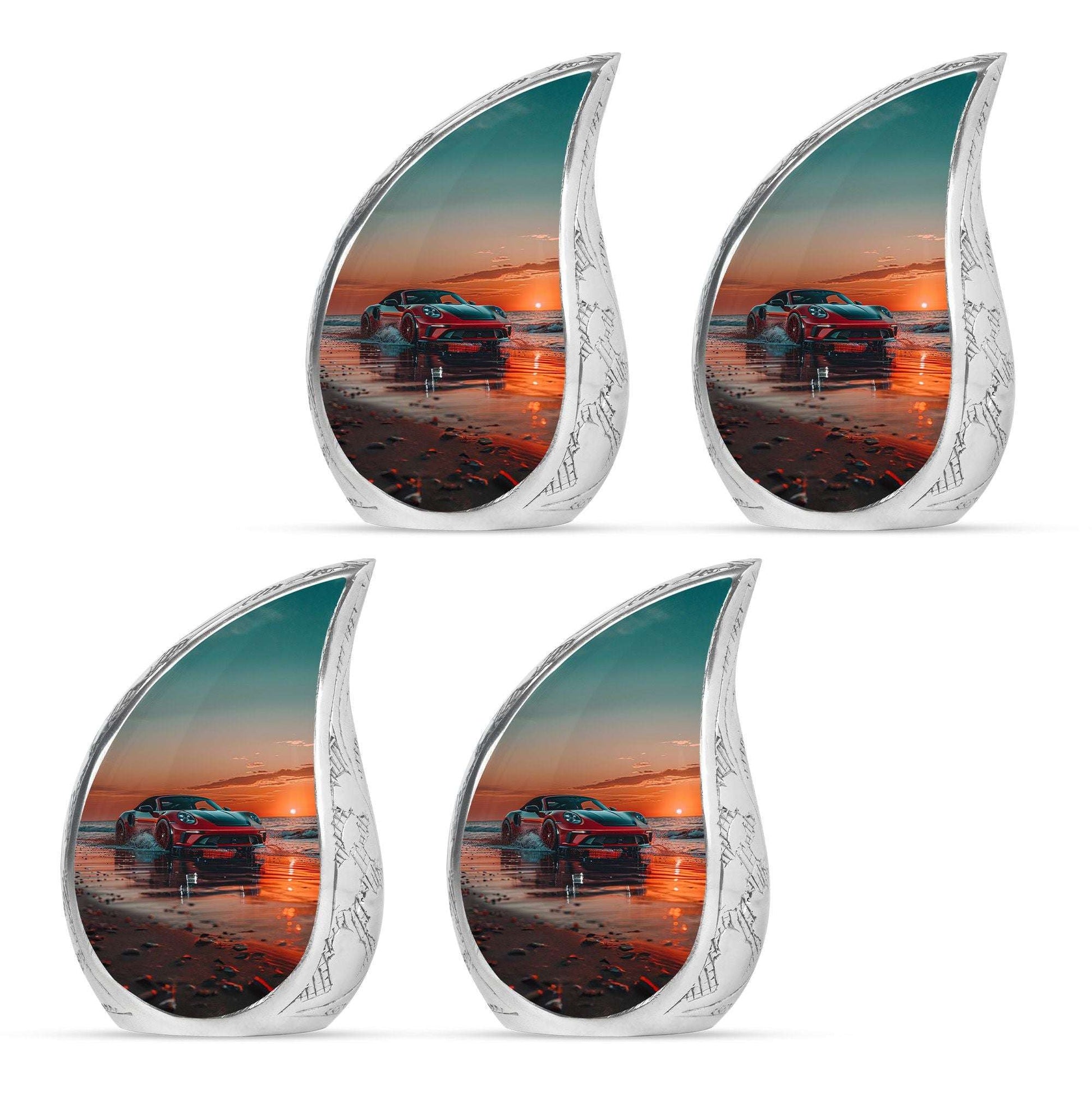 Car Theme 3 Inch Keepsake Pack of 4