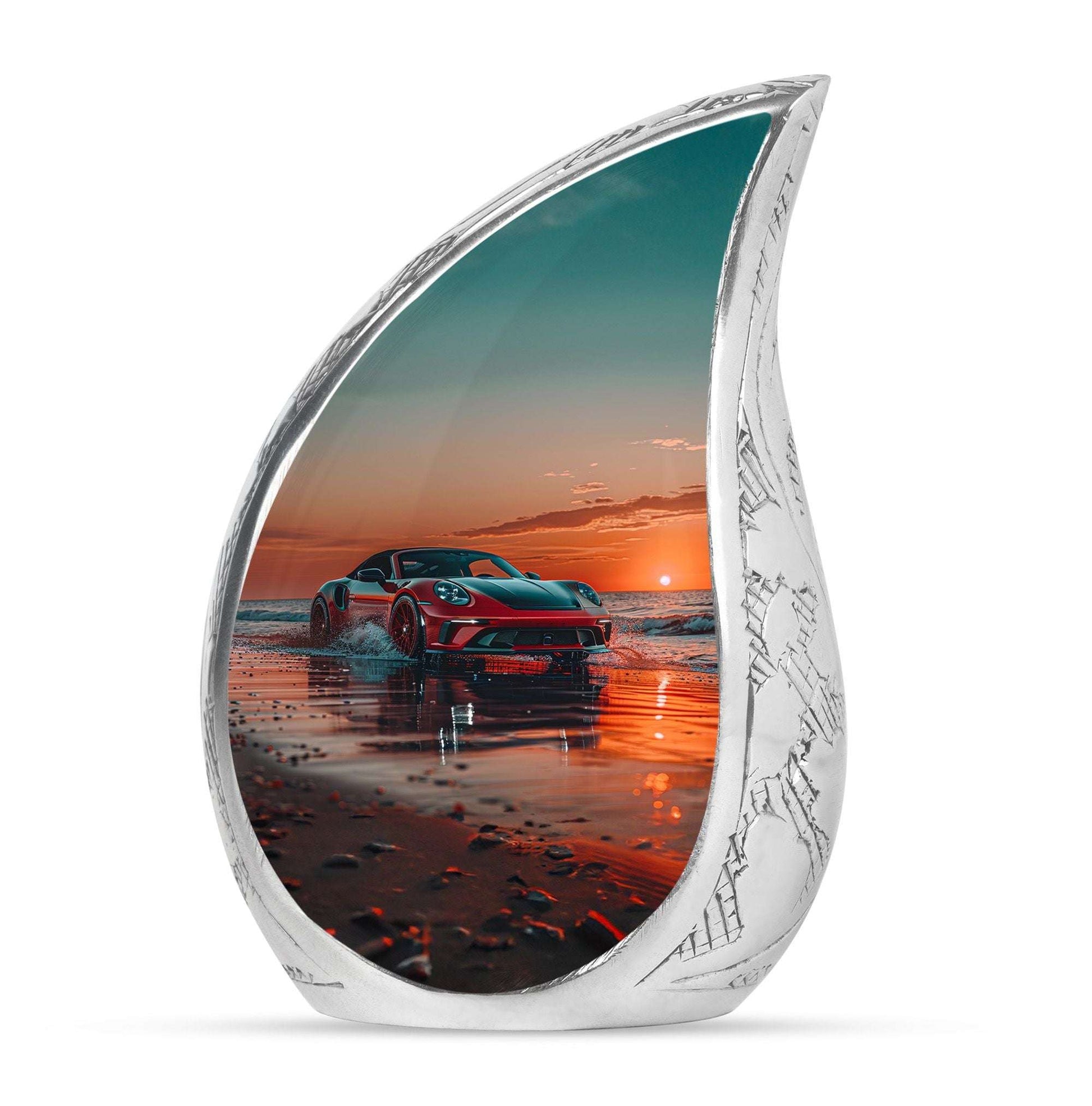 Car Theme Large Urn 10 Inch