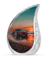 Sports Cremation Urn Adult Male - Racing Car Urn For Adult Male
