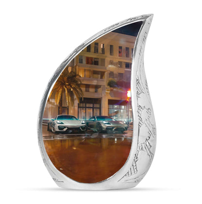 Car Theme Large Urn 10 Inch