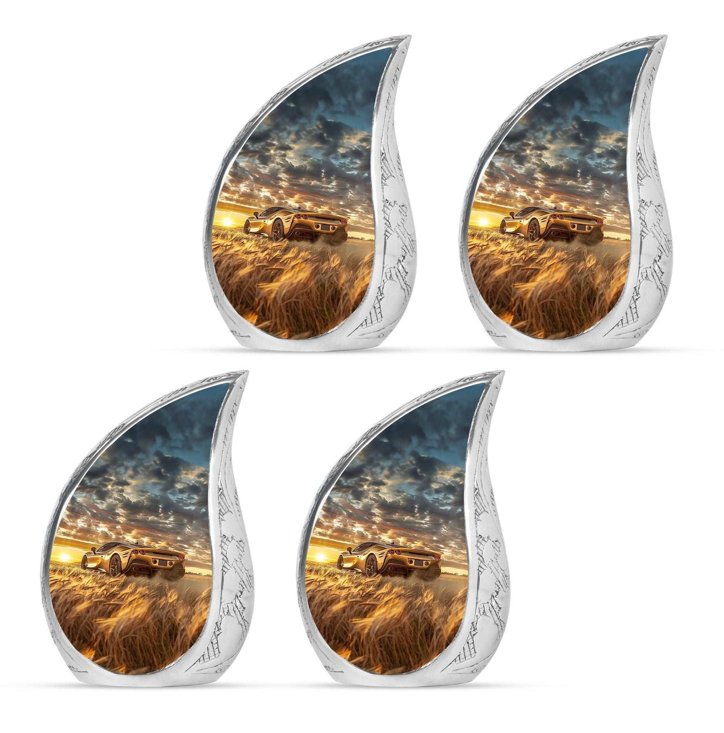 Car Theme 3 Inch Keepsake Pack of 4