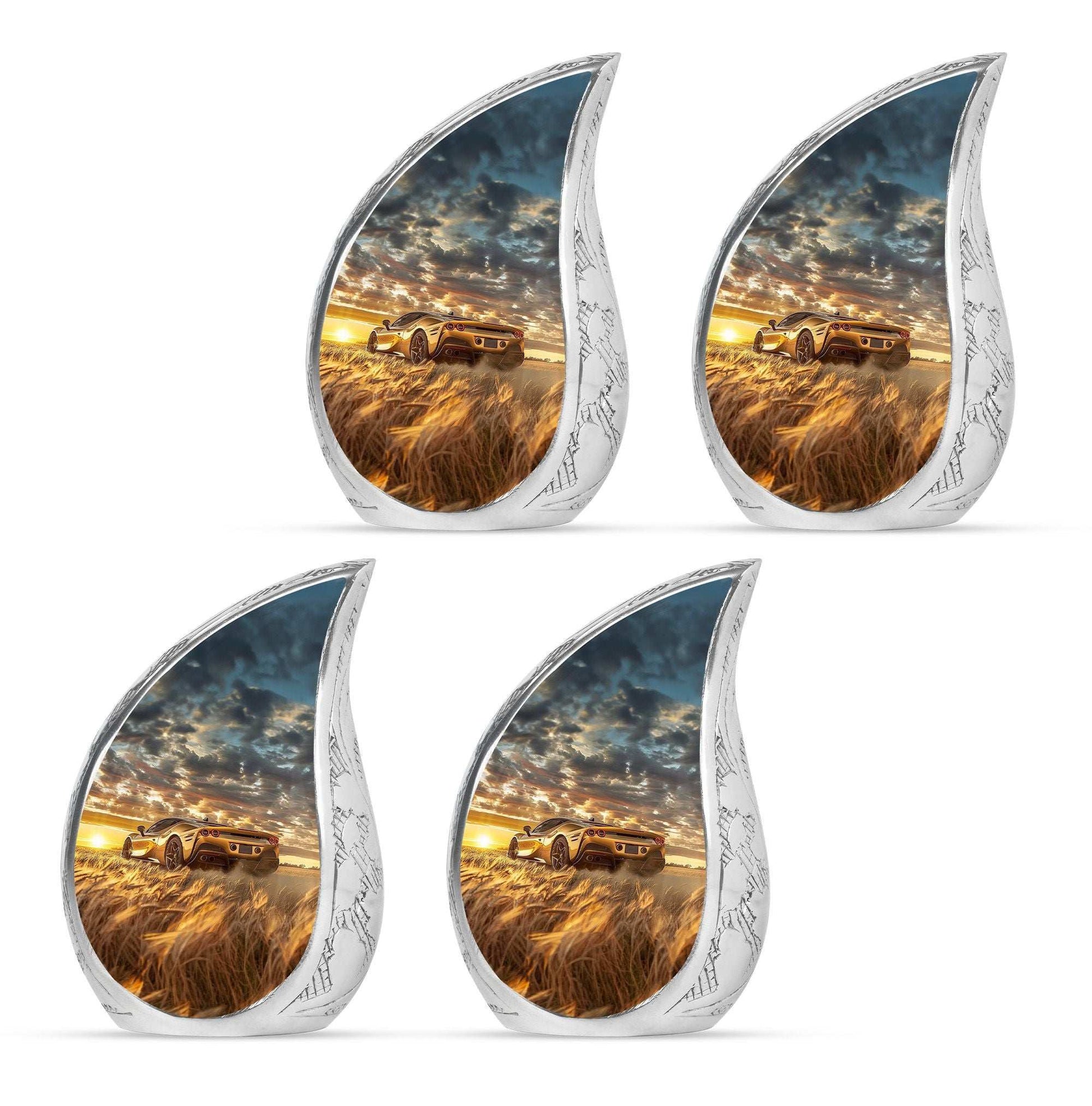 Car Theme 3 Inch Keepsake Pack of 4